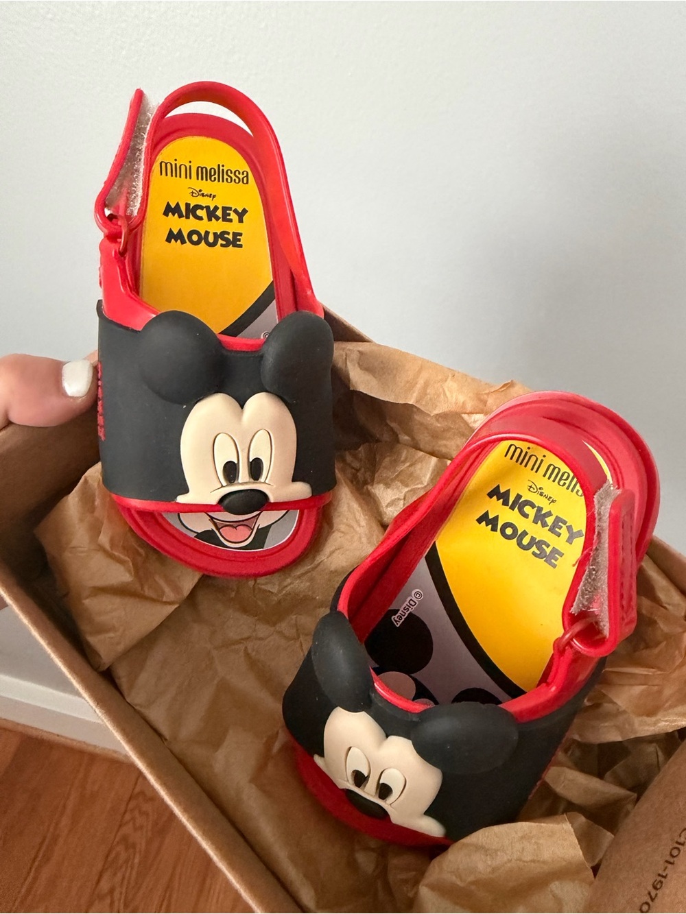 Mini Melissa Mickey Mouse Toddler Sandals - New in box